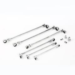 10PCS Flexi-head Ratchet Spanner Set