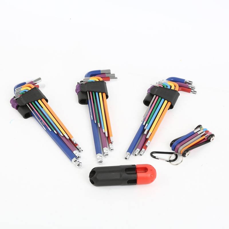 4Pack Metric/SAE Hex key & Star Key Set