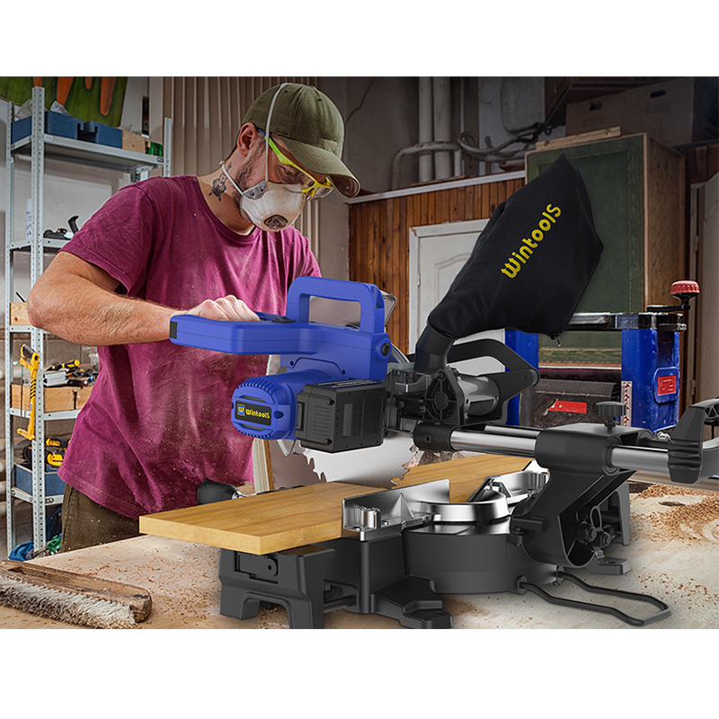 Winmax 18v Li Ion Brushless Cordless Miter Saw