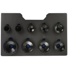9pcs Groove Nut Socket Set