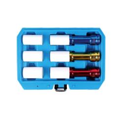 6Pc Deep Aluminium Wheel Nut Socket Set