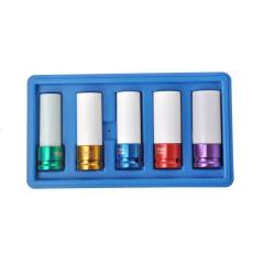 5pcs 1/ 2 inch Wheel Nut Socket Set