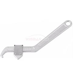 Adjustable Hook Wrench With Round Nose