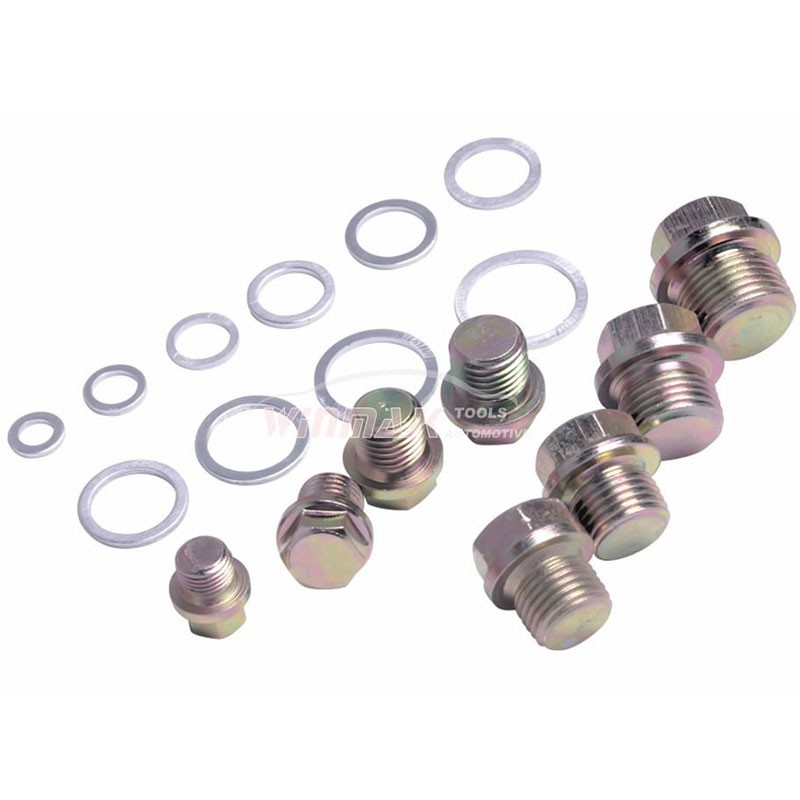 Oil Drain Plug Screws & Alum.O-Ring Set
