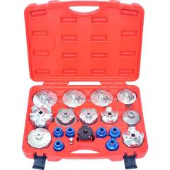 19PCS Oil Filter Cap Wrench Set for Cartridge Type Filter