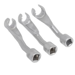 1/2Inch Drive Injection Line Socket Set,Open Type, 14-17-19 mm