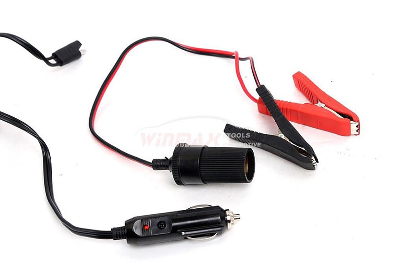 Multi-function Car Repair Set -Car Hydraulic Floor Jack /Tire Inflator Gauge & Impact Wrench Set