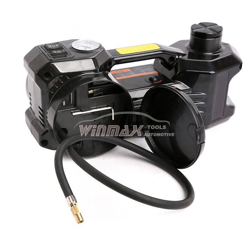 2 in 1 Car repair-Hydraulic Floor Jack /Tire Inflator Gauge