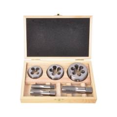 6 Pcs Pipe Tap &amp; Die Set