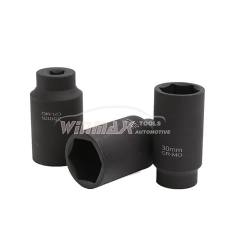 5PC 1/2"DR Deep Axle Nut Impact Socket Set