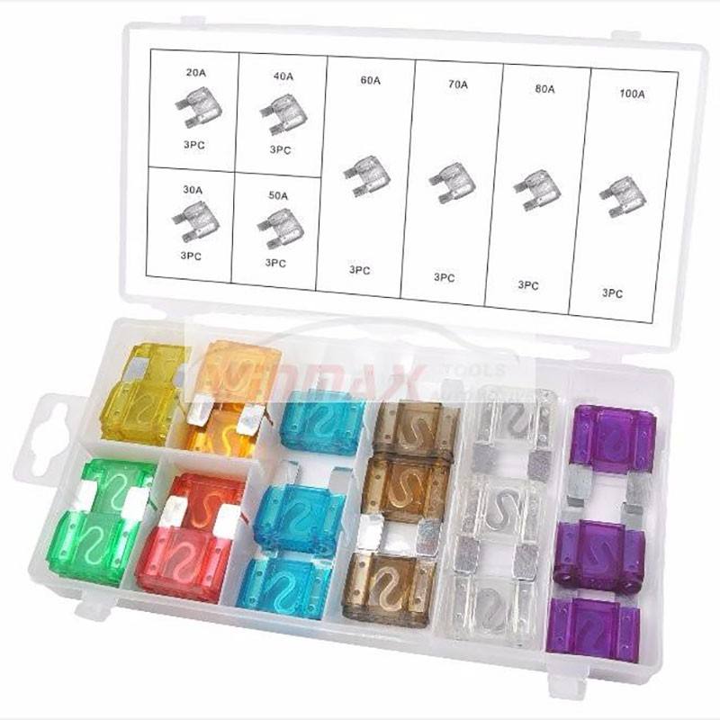 24pcs Automotive Maxi Fuse Set