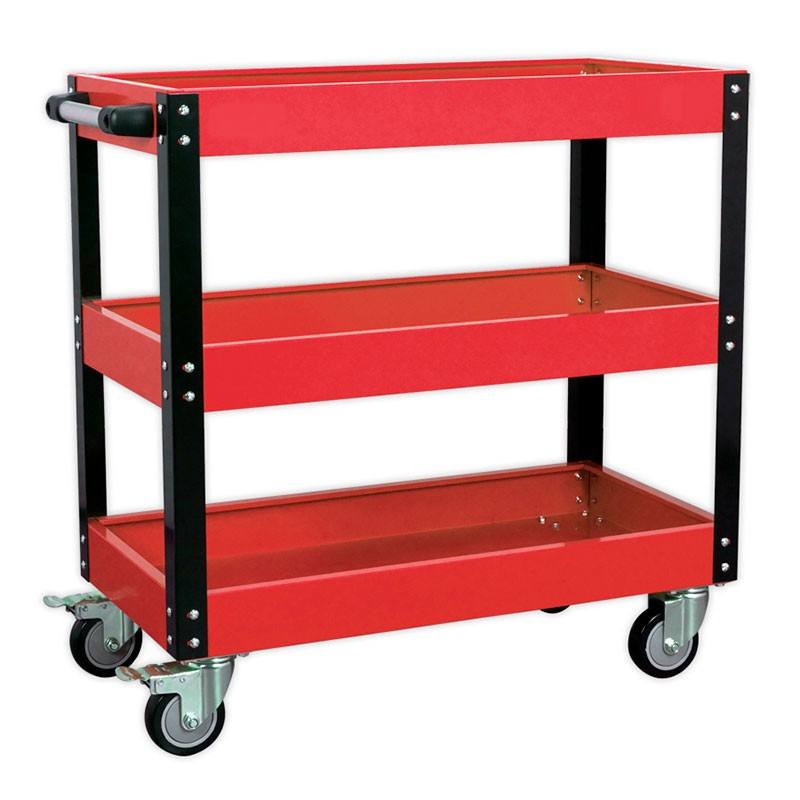 3-level Heavy-duty Workshop Trolley