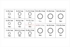 Copper O-Ring Assortment Box - 150pc
