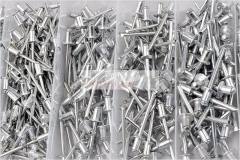 Aluminium Rivet Assortment 400 Piece