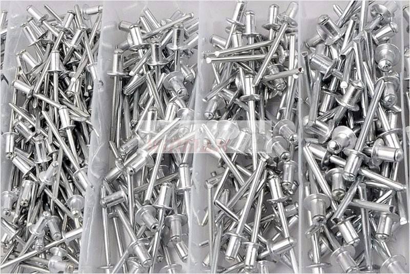 Aluminium Rivet Assortment 400 Piece