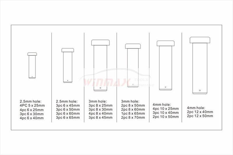 Fastening Bolt Set 60 Piece