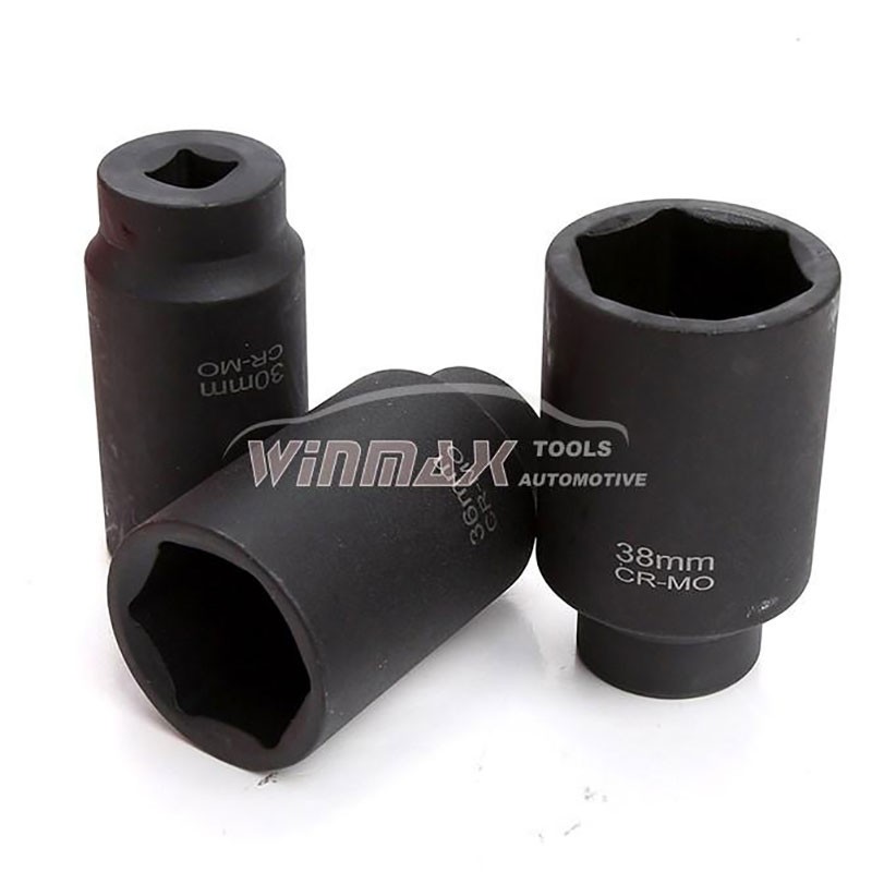 9PC 1/2"DR Deep Axle Nut Impact Socket Set