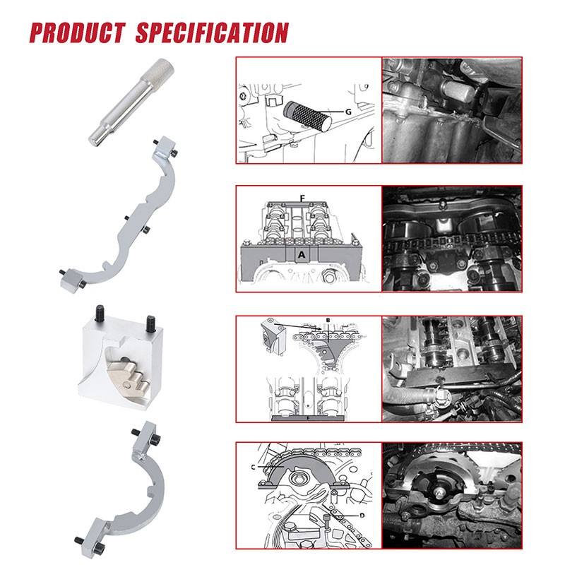 Opel/Vauxhall 1.0 1.2 1.4 Turbo Engine Timing Tools Set