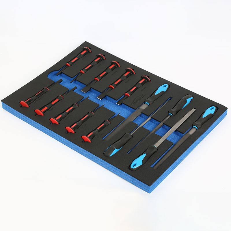 15PCS Punch Chisel+Steel File Set