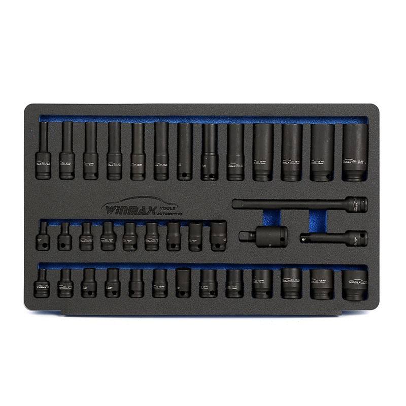 38PCS 3/8"DR Impact Socket Set