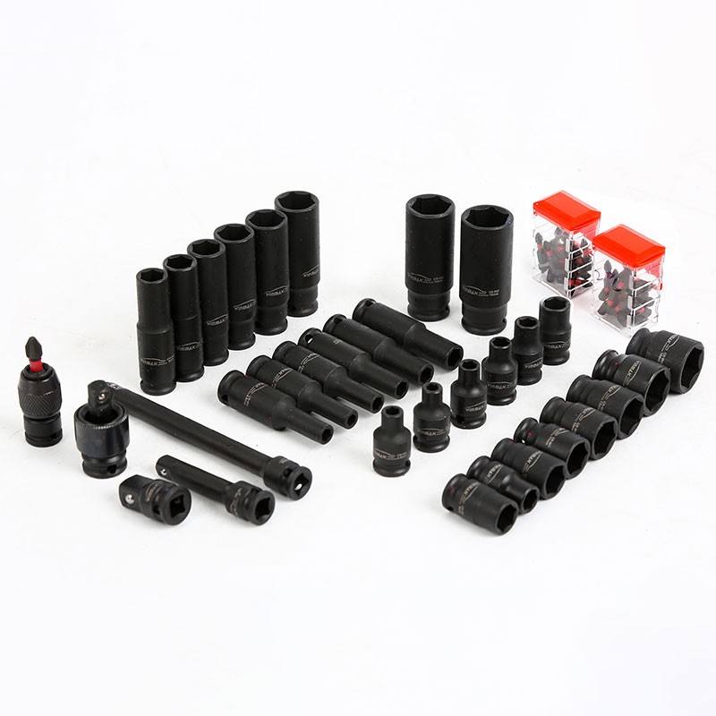 53PCS 1/4"DR Impact Socket and Bit Set