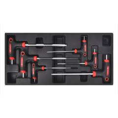 6PCS T Shape Handle Hex Key