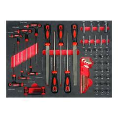 62PCS Hex Key File &amp; Bit Socket Set