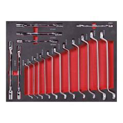 Double Ring Wrench &amp; Double Flexible Socket Wrench Kit