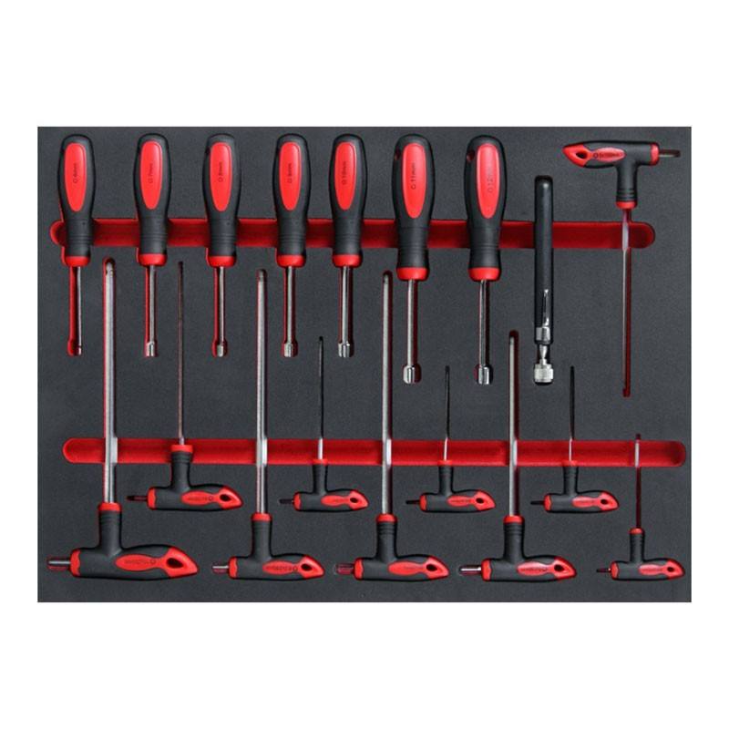 18PCS Hex Key & Hex Nut Driver Kit