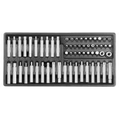 60PC Ribe/Spline/Hex/Security TRX-Star Bit Set