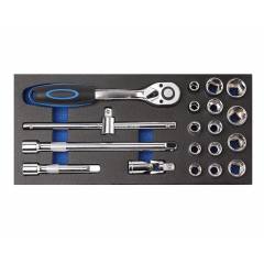 19-PC 1/2" DR.Sockets &amp; Accessories
