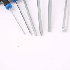 6PCS L-type Grip Hex Ball Point Keys