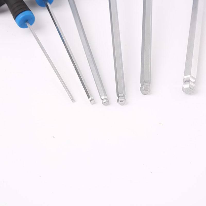 6PCS L-type Grip Hex Ball Point Keys