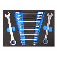 15PCS Ratchet Wrench Set
