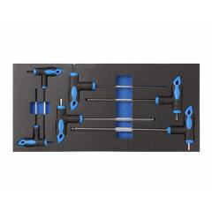 6PCS L-type Grip Hex Ball Point Keys