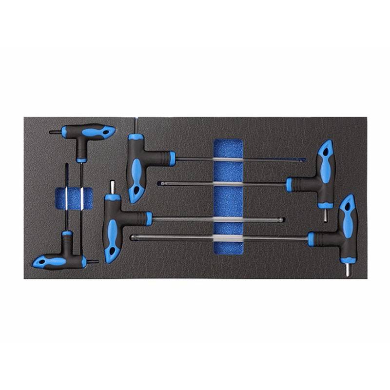 6PCS L-type Grip Hex Ball Point Keys