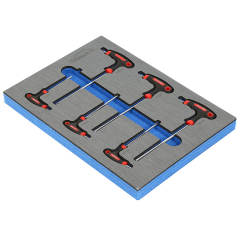 6PCS T-Handle and Hex Wrench Set