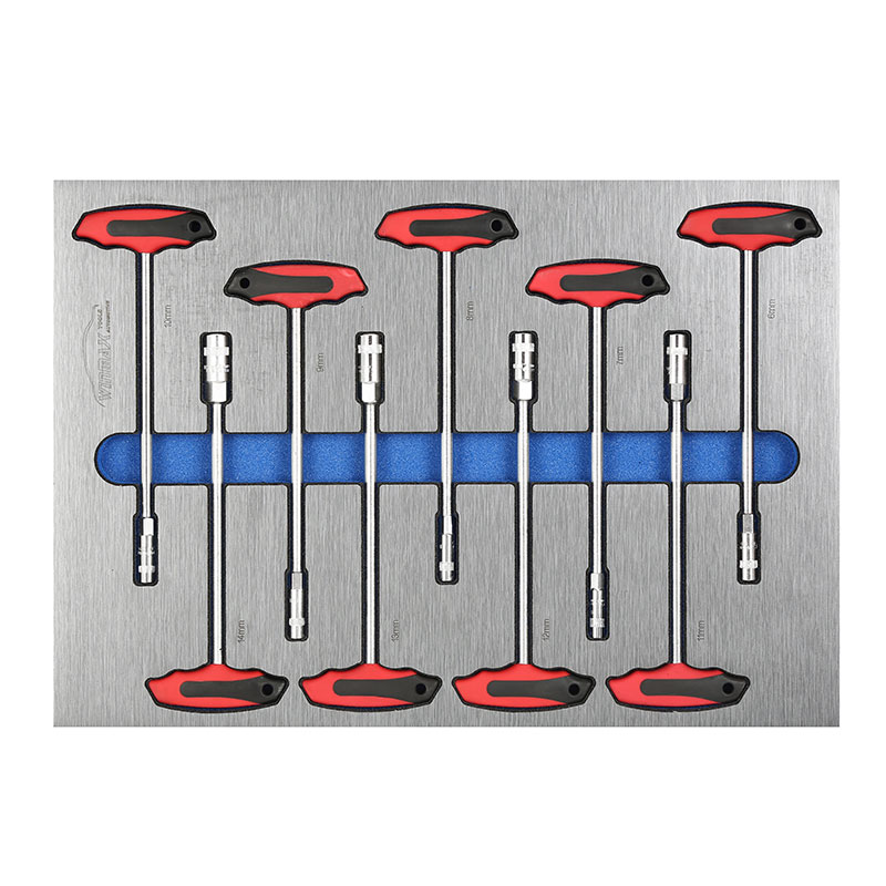 9PCS T-handle Socket Wrench