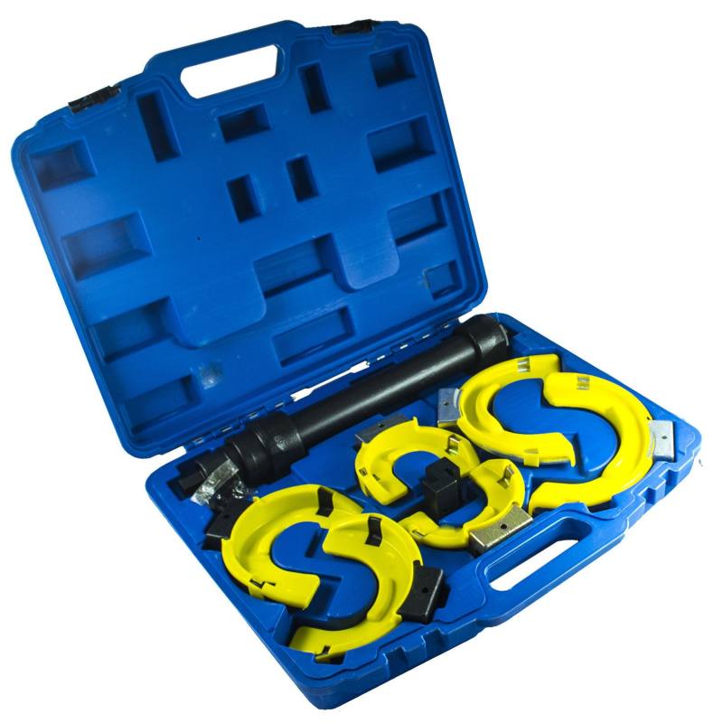 Interchangeable Fork Strut Coil Spring Compressor Tool