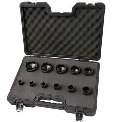 1/2" Outside Teeth 11pcs Groove Nut Socket Set