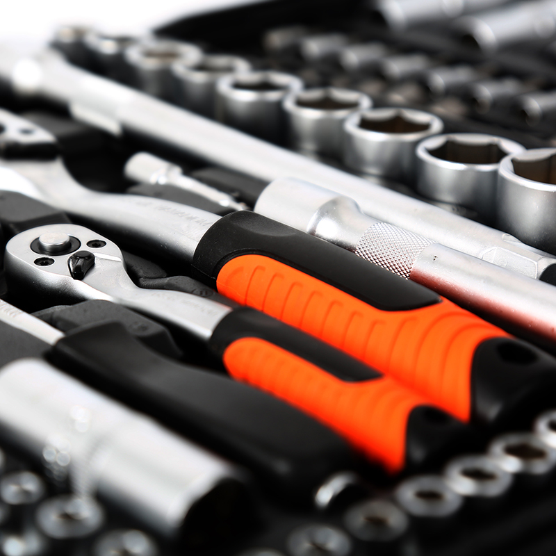 108 pcs 1/4"&1/2"Drive Socket Set