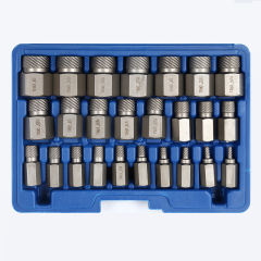 25Pcs Screw Bolt Nuts Extractor Set
