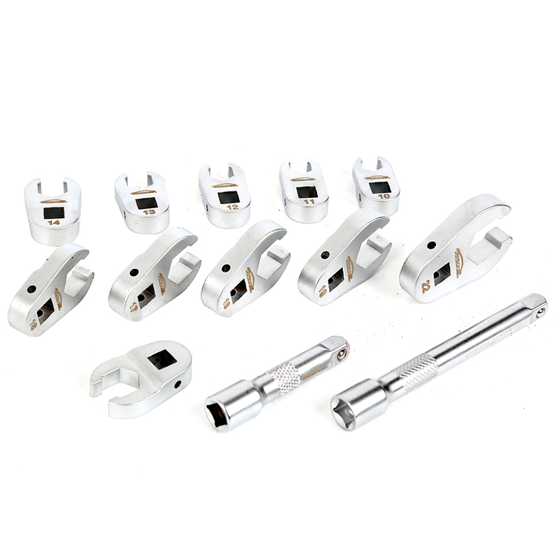 13pcs Crowfoot Spanner Set with Anti detachment Hole