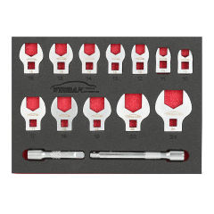 14pcs V-Type Open-End Wrench Set with Anti Detachment Hole