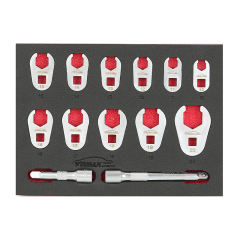 13pcs Crowfoot Spanner Set with Anti detachment Hole