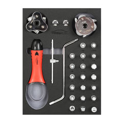 25PCS Oil Drain Plug Key Set