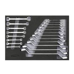 20PCS Double Ring Wrench+Flare Nut Wrench Set