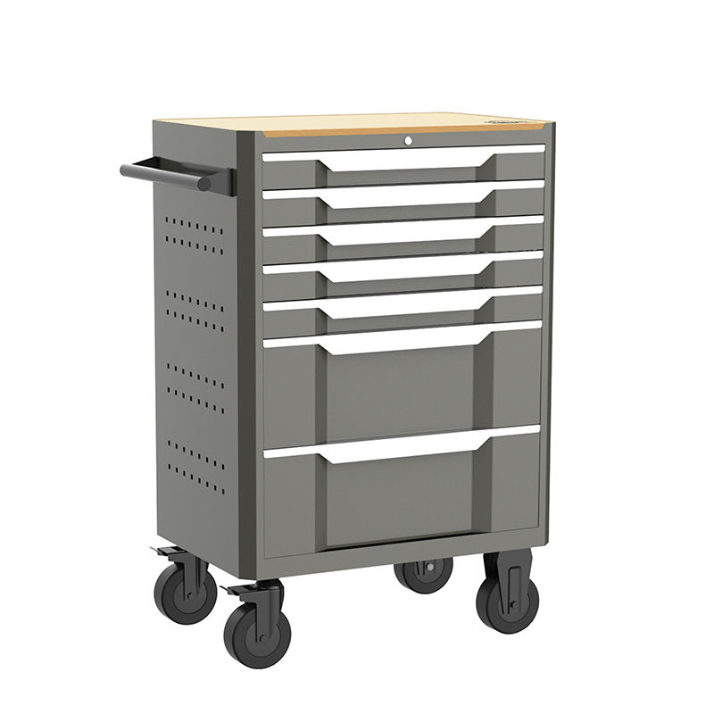 27 Inch 7-drawer Tool Cabinet with 7 XPE- 283PCS Tool Sets