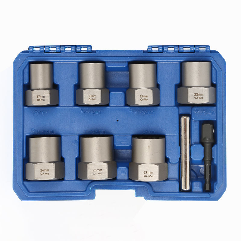 9PC Bolt Nut Screws Extractor Socket Set