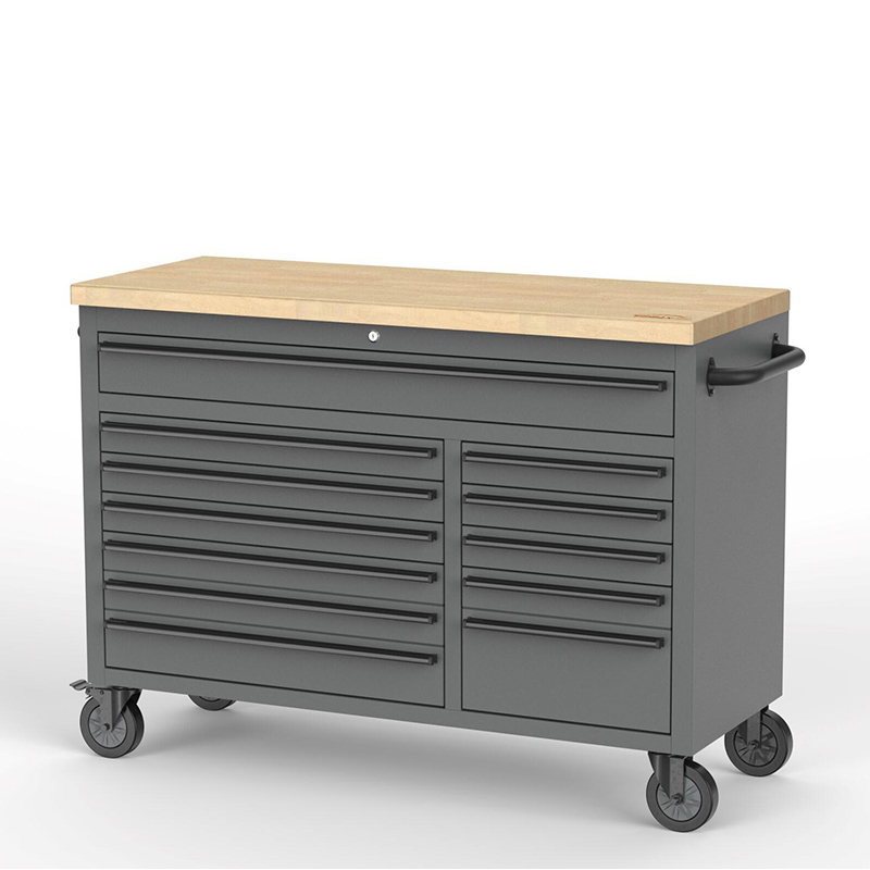 48" 12-Drawers Roller Cabinet Toolbox Workstation with 471PCS XPE Tray Tools Set